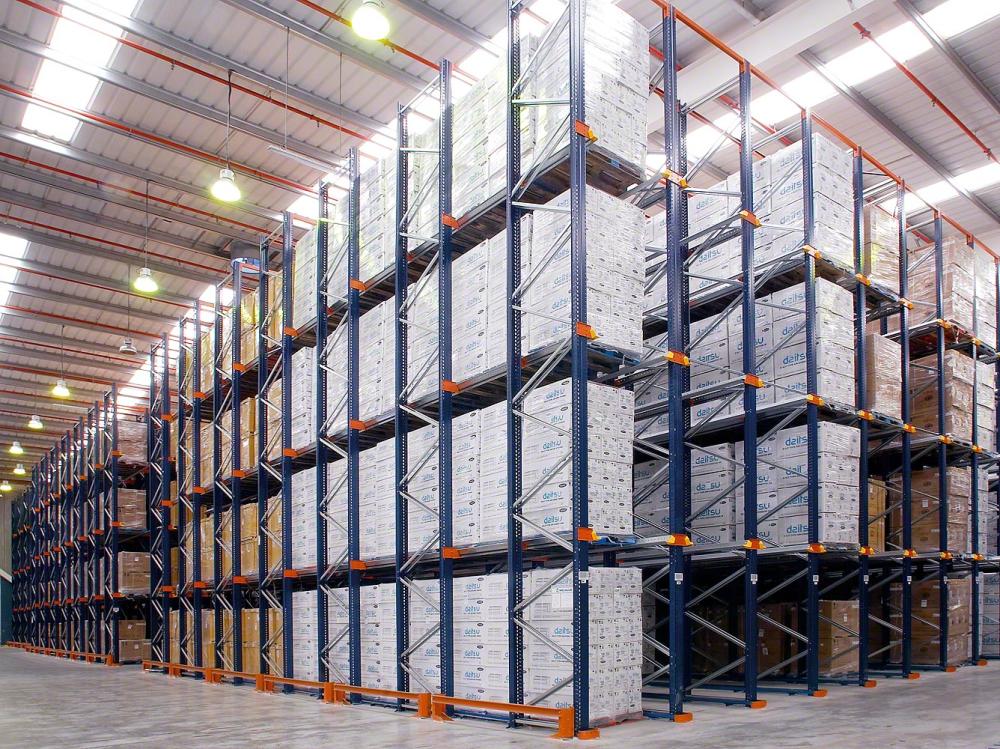 What are the advantages of a drive-in racking system?